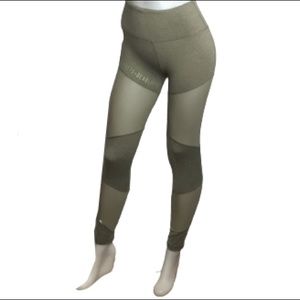 Doughnuts & Deadlifts Leggings With Mesh Panels S